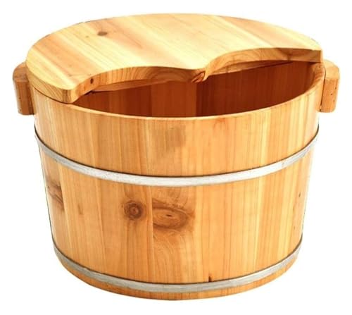 Tina de Madera para Pies Spa de Madera Maciza miniatura 1