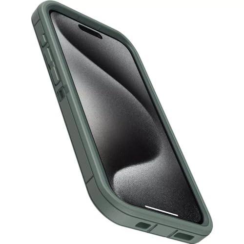 OtterBox iPhone 15 Pro (Only) Bundle: - Defender Series Case - Forest Ranger (Green) - Holster Clip Included - Microbial Defense Protection - USB-C to USB-C Cable - Non-Retail Packaging by OtterBox - Used condition - Image 4