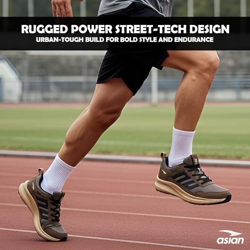 Image of ASIAN Men BOSS-02 Running and Casual Wear Running Shoes with Laces, Lightweight and Comfortable Shoes for Men & Boys, Ideal for Sports, Gym, Walking, and Daily Use