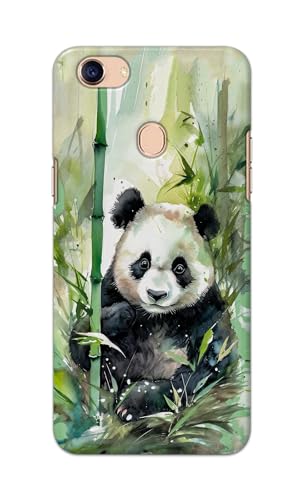 Image of Printed Hard Back Cover for Oppo F5 | Oppo F5 Youth | Oppo F5 Plus Back Cover (Panda -J1) -190724(EA)
