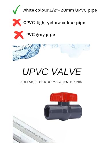 Image of UPVC Compact ball valve (1 /2 inch-20mm) -1 pc