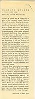 Marilyn Monroe. A Composite View. 1969. Cloth with dustjacket. B000EN81QS Book Cover