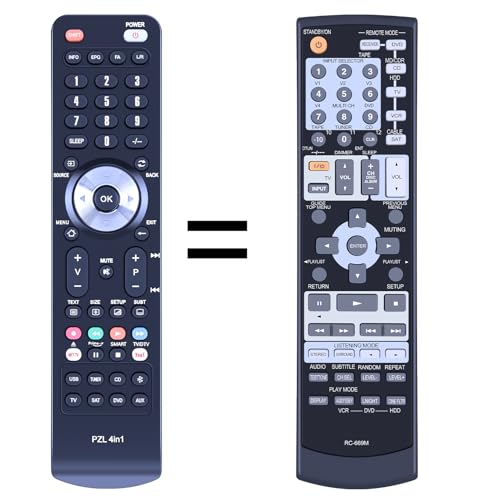 Télécommande PZL RC-669M pour ampli Onkyo HT-R640 et HTR640
