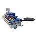 HayWHNKN Woodworking Edge Bander Automatic Edge Banding Machine with Vacuuming Function Adjustable Speed 0-6m/min Double-side Gluing Wood Edge Banding Trimming Machine 110V