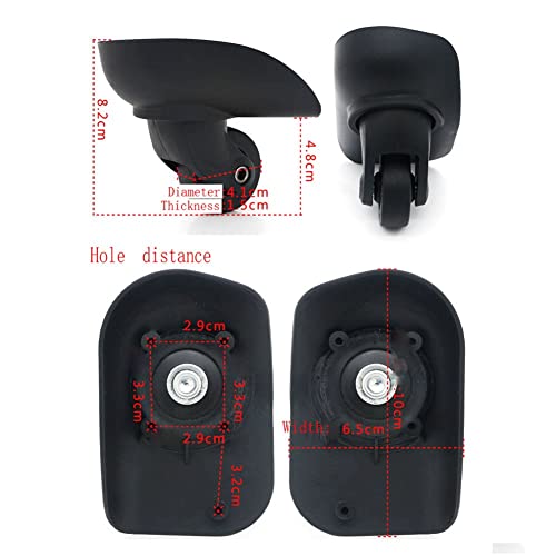Replacement Luggage Wheel Repair Suitcase Parts Spinner Wheels For Customs Bag (W069) #TOP1