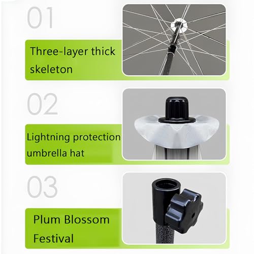 Parasol de plage inclinable pour bloquer le soleil mobile dans le jardin