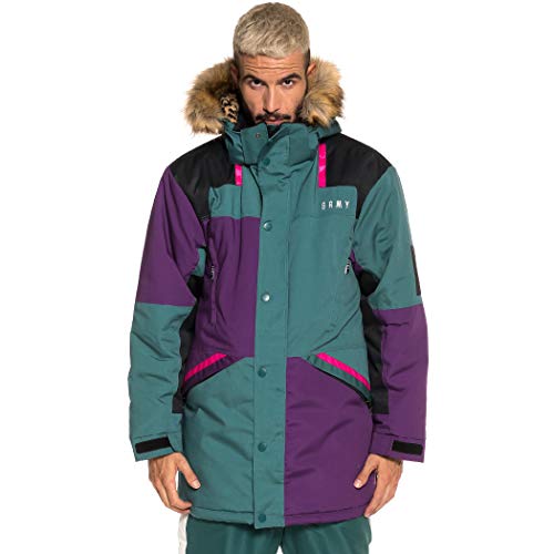 GRIMEY Parka Pantera V8 FW18 Green-XL