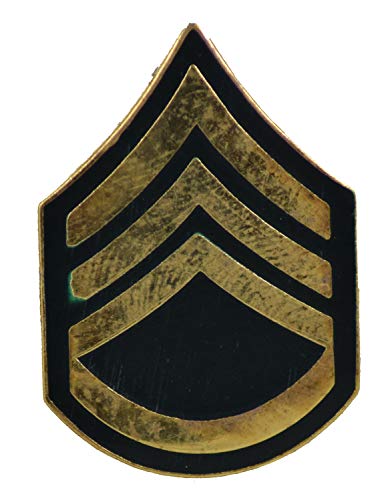 USA STAFF SERGEANT E-6 LAPEL PIN OR HAT PIN - Size 7/8