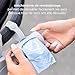 Ubbi Retractable On the Go Bag Dispenser for Travel, Diaper Bag Accessory Must Have for Newborn, Helpful Item, Baby Gift, Lavender Scented, Gray