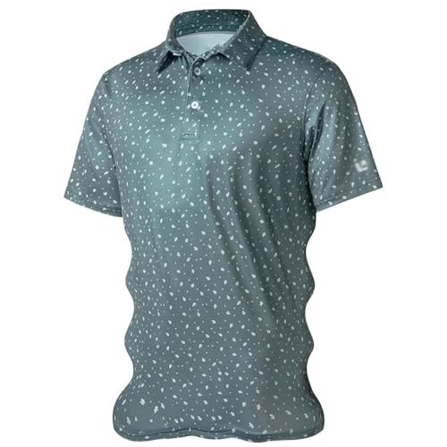Polo homme manches longues grande taille confortable à col boutonné chic
