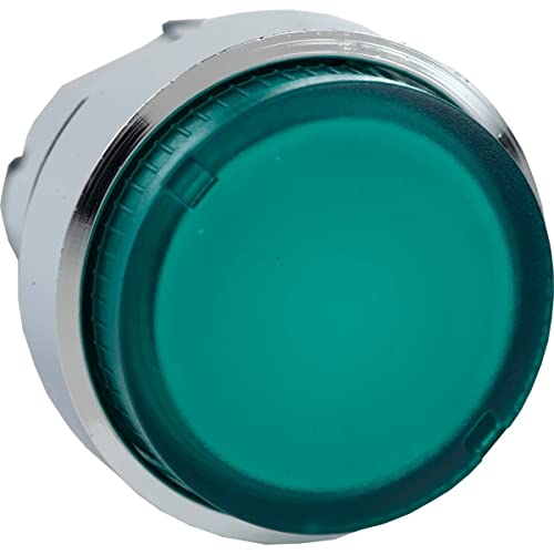 Cabeza pulsador luminoso saliente verde bouton poussoir industriel