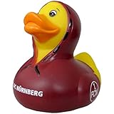 1. FC Nürnberg Badeente Hoodie Material: PVC Maße: ca. 9,1 x 7,6 x 9,5cm Offizielles Lizenzprodukt