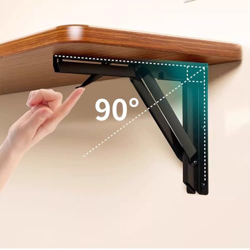 Table suspendue étroite en fini noyer au design épuré - 5