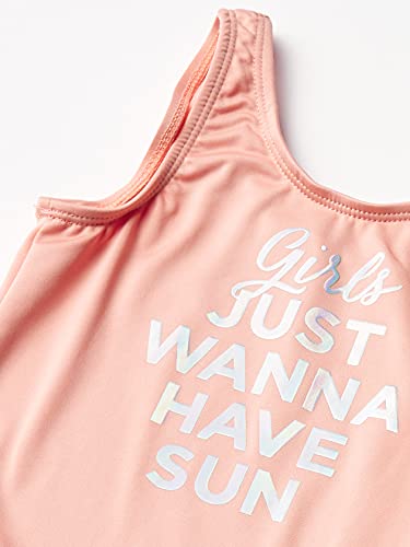Pink Platinum Girls' Iridescent One Piece Swimsuit3