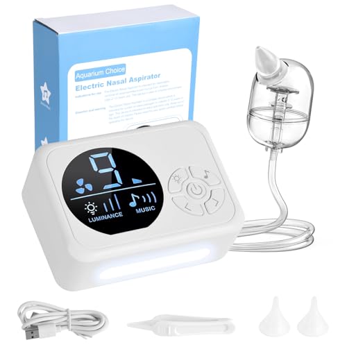Electric Nasal Aspirator for Suction of Nasal passages with 9-Level Adjustable Powerful Suction,10...