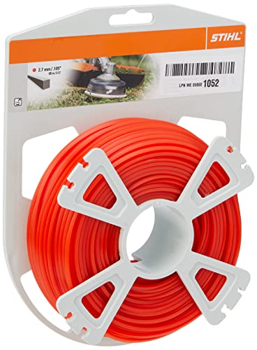 Stihl Fil de Coupe carré pour débroussailleur sur Rouleau 2.7mm / 68m, Orange