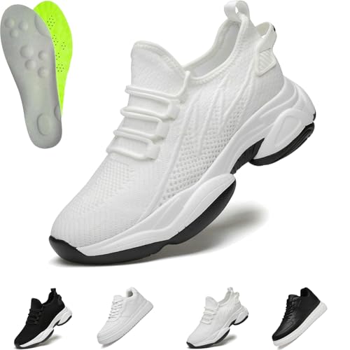 Tallure Sneakers Women Men, 1.6/2.4/3.1/3.9in Height Invisible Increase, Lightweight Athletic Lift Shoes