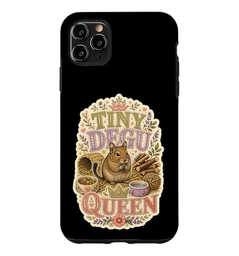 Tiny Degu Queen �����ȃf�O�[ �X�}�z�P�[�X iPhone 11 Pro Max �p
