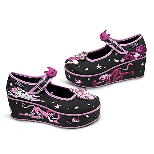 Image of Hot Chocolate Design Whimsical Women's Platform Mary Jane Shoes