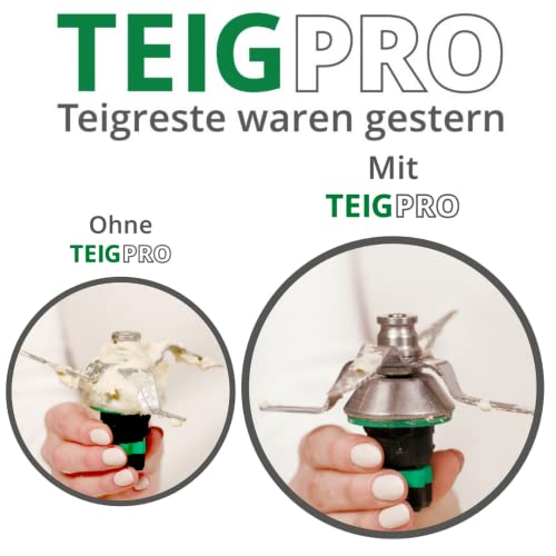 TeigPRO Messerschutz passend für Thermomix TM7, TM6, TM5 – Dreckschutz für Teige – schützt das Messer, reduziert Teigrückstände, erleichtert die Reinigung