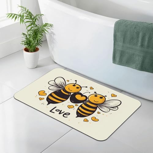 Tapis de douche antidérapant super absorbant en diatomite