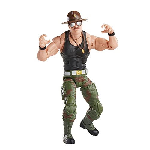 Boneco Gi Joe Classified Series - Sgt Slaughter - Figura 15 cm com acessórios -F4555 - Hasbro