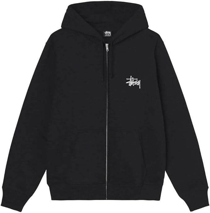STUSSY ステューシー　パーカー　ブラック XL Basic Stüssy Zip Hoodie – Black | Tee & Sweats | Stüssy Japan