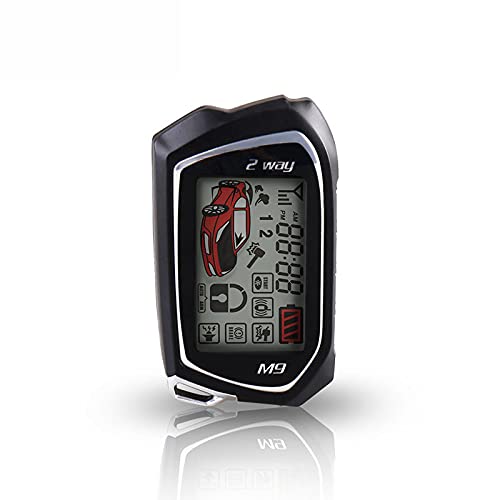 2 Way Car Alarm System With 1.73 Inch Big Lcd Pager Display Turbo Timer Mode Shock Warning Dc12V #TOP5
