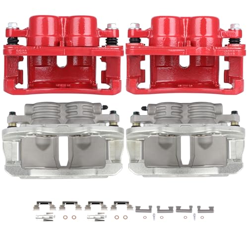 Image of SCITOO Front & Rear Disc Brake Calipers 18-B4729 18-B4728 18-B4764 18-B4765 | Fit For Cadillac,For Chevrolet,For GMC Models - For Avalanche 1500 2002-2006,For Escalade 2002-2006 4PCS With Bracket