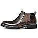 Men's Chelsea Boots For Men Oxfords Dress Leather Shoes Mens Formal Casual Man Work Fashion Brown Size 8 Loafers Slip On Male Hiking Cowhide Shoe High Top