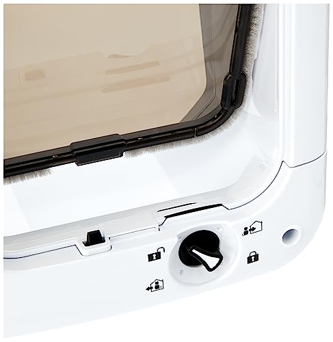 Cat Mate Microchip Cat Flap, Cat Flap Microchip Activated For Up To 30 Cats - White #TOP1