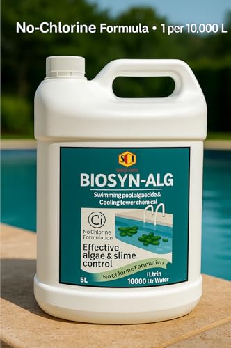 Image of Heavy Duty Algaecide | Chlorine Free | Safe on Skin & Eyes | removes Algae 100% Effectively | use for Swimming Pool, Ponds, Cooling Tower, Cold Storage, Fish Tank.