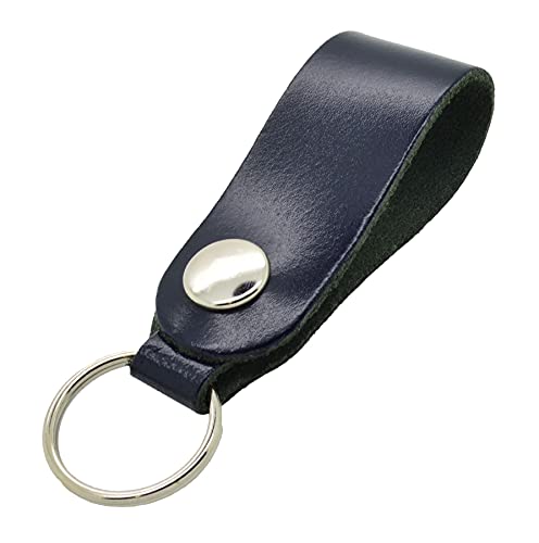 Bullet 69 Leather Key Fob Navy Cover