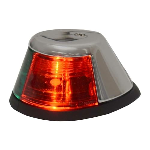 Boat Bi-Color Navigation Light 025MB012V | Chrome 12V