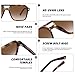 Fozono Retro Aviator Sunglasses for Women Men Trendy Classic Square 70s 80s 90s Vintage Shades Double Bridge Aviators FZN813 Brown Tortoise/Gradient Brown