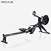 MAXXUS Rudergerät AirRow - Klappbar, Luftwiderstand, Platzsparend, mit LCD-Monitor - Rudermaschine für Zuhause, Fitness, Cardio & Krafttraining