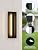 LEONLITE 19 Inch LED Modern Outdoor Wall Light, Exterior Lighting Fixtures for Porch, Patio, Garage, Carved Pattern Matte Black Aluminum Waterproof Outdoor Wall Sconce, 3000K Warm White
