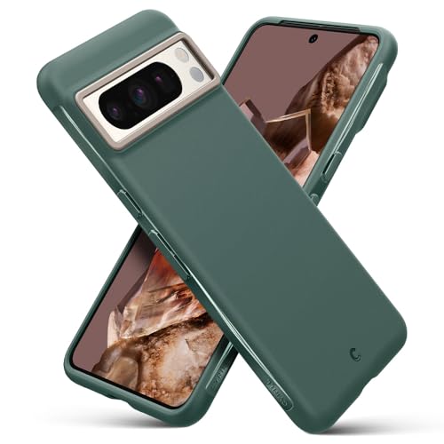 Image of Spigen Cyrill UltraColor | Google Pixel 8 Pro Case | Green Pixel 8 Pro Back Cover | TPU+Poly Carbonate - Kale