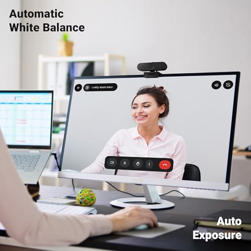 Image of Zebronics FHD USB Webcam, 30FPS, 2P2G Lens, 2.0MP CMOS Sensor, Auto-White Balance, Auto-Exposure, Privacy Shutter, Built-in Mic, for Teams, FaceTime, PC /Laptop (Live Pro)