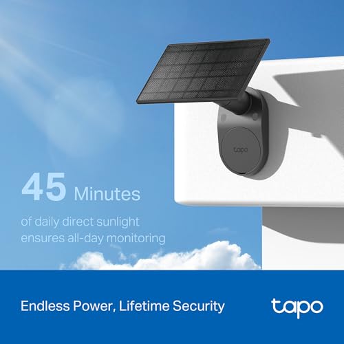 Tapo C411 Wifi-cameraset voor buiten, werkt op zonne-energie, 2K 3 MP, batterij 6400 mAh tot 180 dagen na één keer opladen, nachtzicht in kleur, alarm met bewegingsdetectie, IP65 - Afbeelding 4