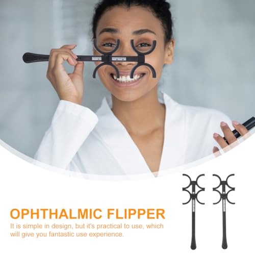 Image of Hemoton Optical Flipping Tool Glasses Accessories 2Pcs Eye Care Tools for Optometry Lens Testing and Adjustment 8.46X2.55X0.31In