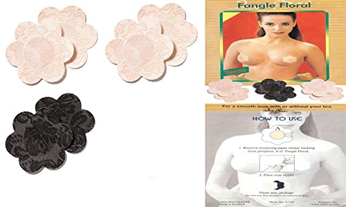 Free Bra Fangle Floral Nipple Cover - 1 Pack #TOP1