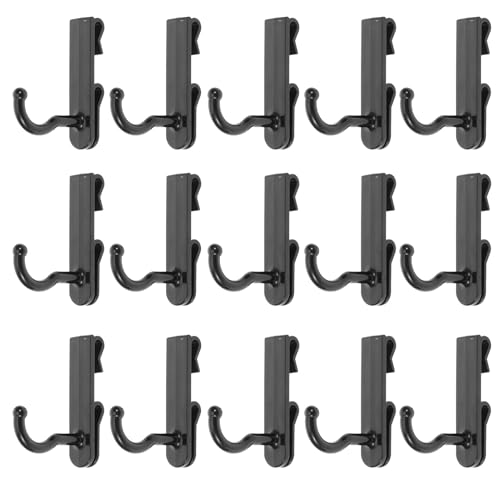 Housoutil Grid Wall Hangers Sturdy Plastic Hooks 24pcs for Hanging Pictures Artwork and