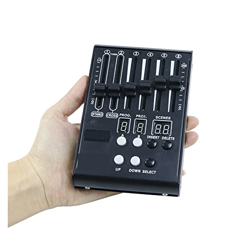 CIADAZ Mezclador Profesional Efecto de iluminación de Mini Etapa DJ Controlador Disco Light DMX...
