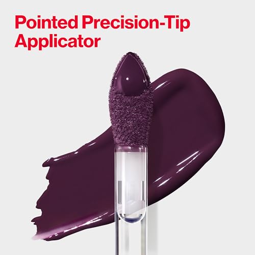 Image of REVLON ColorStay Satin Ink Crown Jewels Liquid Lipstick, Longlasting & Waterproof Lipcolor, Moisturizing Creamy Formula Infused with Black Currant Seed Oil, 036 Royal Amethyst, 0.17 fl oz.