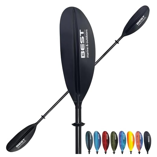 Best Marine Kayak Paddle. 234cm (92in) Premium Carbon Fiber Paddle with Reinforced Fiberglass Blades. 33.5oz Lightweight Oar for Kayaks. Two-Piece Adjustable Kayaking Paddles Accessories