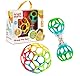 Bright Starts Easy-Grasp Oball Bundle Geschenk-Set - Grasp the Day, Ball und Rasselspielzeug 2er-Pack, BPA-frei, Unisex, Newborn+