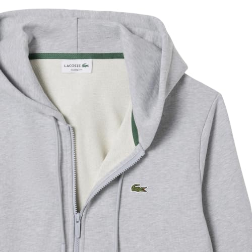 Image of Lacoste Men's Classic Fit Zipped Fleece Sweatshirt