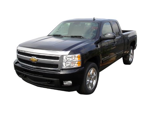 Auto Ventshade [Avs] Aeroskin Hood Protector | 2007 - 2013 Chevrolet Silverado 1500, Low Profile/Flush - Smoke | 322002 #TOP1