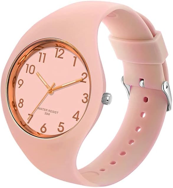 Women's Wrist Watches Thin&Ultra-Light Waterproof Watches for Women Minimalist Watch Women Nurse Watches with Secondhand Minimalist Fashion Analogue Watches White Black Pink Green Blue Purple Rosegold